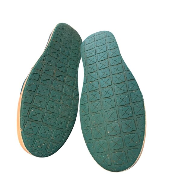 Twisted X Hooey Lopers Men's Size 7 Aztec Print Casual Shoes Teal Laces Festival - Picture 9 of 9